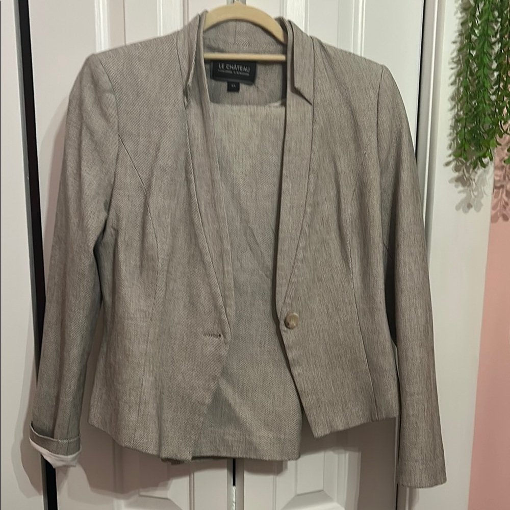 Le Chateau Women's Blazer and Skirt